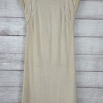 Banana Republic Cabled Short Sleeve SweaterDress in Ivory SMALL Merino Wool Photo 0