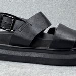 Bamboo Women’s  Vintage Y2K Style Black Platform Sandals Size 6. Photo 7