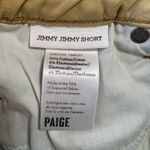 Paige Jimmy Jimmy Denim Shorts Womens Size 23 Cuffed Hem Light Wash Casual Photo 2