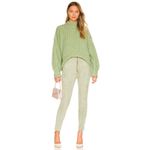 retrofete James Suede Zip Front Pant Sage Womens Size Medium Green Photo 13