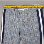 Mother Jeans The Insider Ankle Flare 30 Happy People Read Drink Coffee Plaid Brown Photo 6