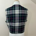Vintage Surry Classics Tartan Plaid Wool Vest Navy M/ L Blue Size M Photo 3