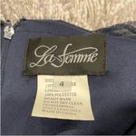 La Femme  27982 Lace V Neck Off the Shoulder Long Dress Sz. 4 Photo 2