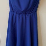 Naven  Foxy Strapless Dress in Cobalt Blue Size 2 Photo 0