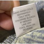 Christopher & Banks Floral Print Jacket Olive Green Gold Accents Full Zip Up Career Size S Photo 7