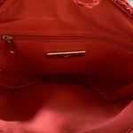 NWT Chic Red Woven Crossbody Bag Photo 5