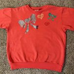 Vintage Carbon Copies Red Sweatshirt Glitter Paint Womens S? Used Size undefined Photo 5