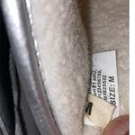 Maeve Anthropologie  Puffy Platform Slipper Shoes Silver size Medium Photo 6