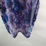 Tek Gear  M Athletic Sleeveless Floral Stretch Dress in Purple n Navy Photo 7