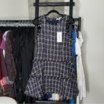 Likely Multi Tweed Jewel Fit & Flare Mini Dress in Blue Multi Photo 7