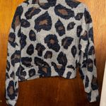 Gaze Black and Brown Cardigan Sweater with Relaxed Fit Photo 3