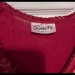 Sante red short sleeve dress with gold detail one size Size undefined Photo 2