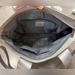 Marla Wynne Silver SeatBelt Sea Purse Tote Shopper with Cross Body Strap Photo 3