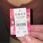 Roxy Good Keepsake Brown Cropped Tank Top Sleeveless Fitted New with Tags Photo 6