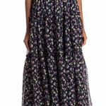 MELLODAY NWT  Floral Tiered Blue Summer Maxi Dress Photo 2