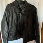 Avanti Vintage Black Leather Jacket Photo 0