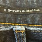 Talbots  Women's Relaxed Jeans Size 12 Dark High Rise Denim 31" Inseam Photo 4