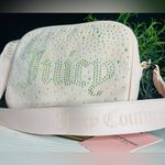Juicy Couture Let It Shine Velour Crossbody Bag Pink Glitter Logo NWT Photo 3