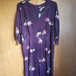 Wild Fable  NWT‎ XXL 2X Plum Floral Jumpsuit Romper Pantsuit NEW Photo 2