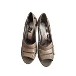 Calvin Klein  Taupe Tan Leather Platform Heels Size 7 Photo 7