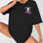 Skull Print Black T Photo 1