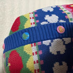 Farm Rio  Sweet‎ Orchard Knit Cardigan sz large oversized dopamine dressing Photo 6