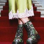 Dr. Martens 1460 Floral Bloom Leather Lace-Up Boots, Size US 5 | UK 3 | EU 36 NEW Photo 1