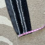 The Ragged Priest Vertical Frayed Black & Gray High Waisted Mom Jeans Size 26 Photo 7