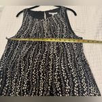 Robbie Bee NWT Black Abstract Dot Pleated Chiffon Dress Whimsy Festival Size 14 Photo 7