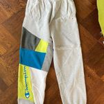 Champion reverse weave patchwork sweatpants size large Photo 0