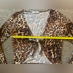 Animal, Leopard Print Front Tie V Photo 7