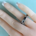 Engraved Pet Ring, Size 7 Silver Photo 2