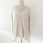 Anthropologie White Ramona Cable Pointelle Knit Chunky Alpaca Sweater | XL Photo 72