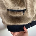 Club Monaco Natasha Faux Fur bomber vest size S Photo 7