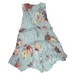 Free People  Purple Haze Printed Tunic Spring Light Blue Women's Top XS EUC Photo 1