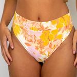 Billabong New  Floral Reversible Bikini Bottoms MADE FOR DAZE RISE High Rise Photo 1
