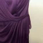 XScape  purple one shoulder cocktail dress women’s size 10 Photo 2