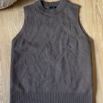COS  Cashmere Brown Sleeveless Sweater Photo 0