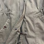 Velvet Graham Spencer M Olive Green Utility Anorak Jacket Hooded Drawstring Fall Brown Size M Photo 3