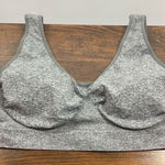 Fitwell Women's Pullover Under Wire Sports Bra Heather Gray Size 3X NWOT Photo 0