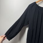 Rails  Dress Women S Black Gauzy Cotton Long Sleeve Minimal Modest Cottage Spring Photo 2