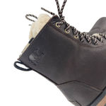 Sorel  Emilie Short Lace Cozy Waterproof Boots Brown Leather Women’s size 7.5 Photo 1