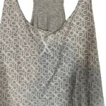 Calvin Klein Gray CK Logo Racerback Lounge Sleepwear Tank Top Women Sz L Photo 4