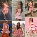 ZARA   Limited Edition Ruffled Asymmetric Dress xs Photo 4