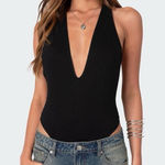 Edikted  Deep V Backless Bodysuit NWT Photo 0