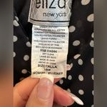 Eliza J Vintage  Black Polka Dot Chiffon Retro Pinup Midi Dress Plus Size 16W Photo 9