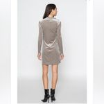 VERO MODA  velvet long sleeve grey dress junior size large Photo 5