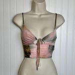 Urban Outfitters Sweetheart Mesh Cutout Crop Top B14 Photo 2