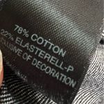 White House | Black Market WHBM Womens Black Denim Jeans Embellished Pockets Size 2 Blanc Crop Photo 5