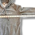 Banana Republic  women’s sweatshirt hoodie light Gray Star Size Small SOFT! Photo 6
